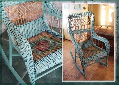 How To Restore Chippy Wicker With Wax Paint And An Ordinary Toothbrush