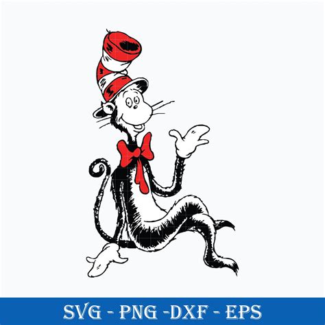 The Cat In The Hat Svg Dr Seuss Svg Dr Seuss Cricut Cli Inspire Uplift Dr Seuss Images