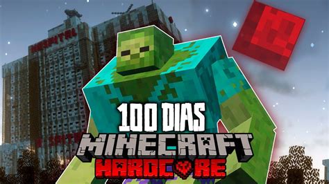 Eu Sobrevivi 100 Dias Em Um Apocalipse Zumbi No Minecraft Hardcore 2