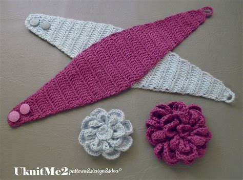 CROCHET PATTERN Flower Crochet Headband Pattern Flower Easy - Etsy