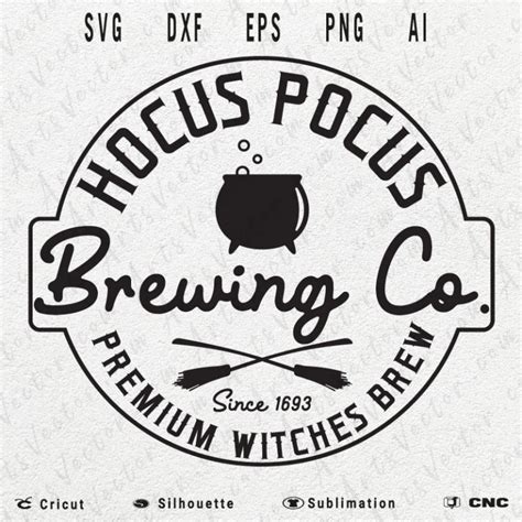 Hocus Pocus Brewing Co Sanderson Svg Png Eps Dxf Ai Halloween Arts Vector