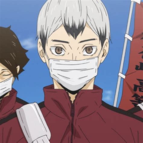 Two Anime Characters With Masks On Their Faces