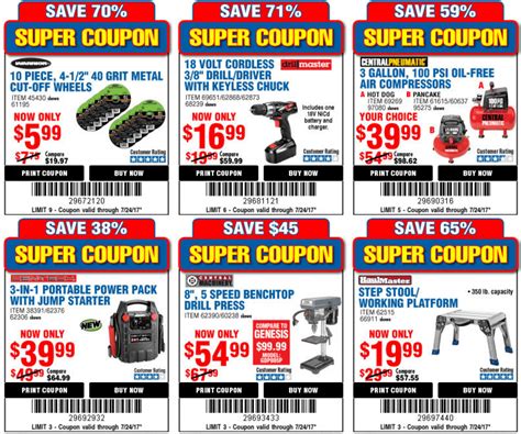 Harbor Freight 25 Off Coupon And 21 Super Coupons Valid 720 723 Only