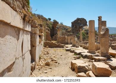 Amphitheater Spectacular Ruins Leptis Magna Near Stock Photo 109450427