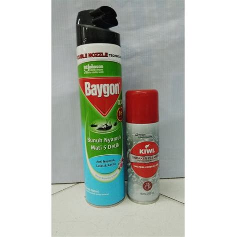 Jual Baygon Aerosol Pembunuh Nyamuk Gratis Kiwi ALL VARIAN 600 ML