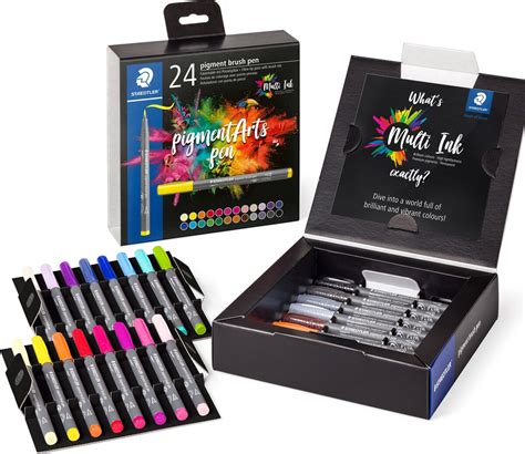 Staedtler Pigment Arts Brush Pen 24 Farver Se Tilbud Og Køb På