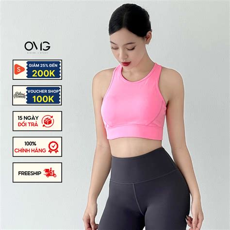 Áo tập Nữ BIKINI PASSPORT kiểu croptop ba lỗ màu Hồng BG PK Shopee Việt Nam