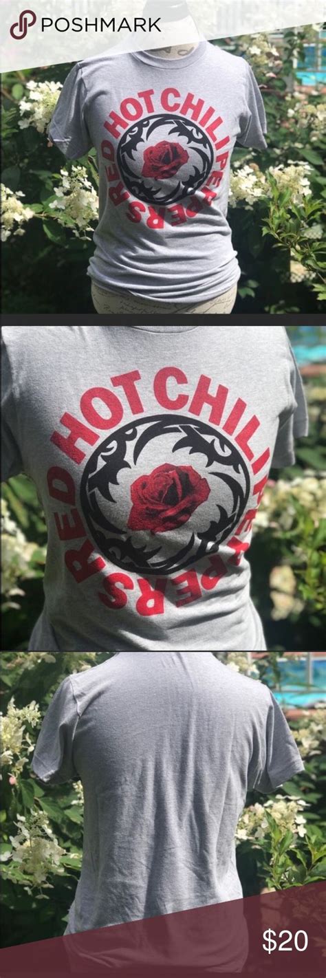RED HOT CHILI PEPPERS CONCERT BAND TEE SHIRT M Rock And Roll Fashion Clothes Design Womens Tees