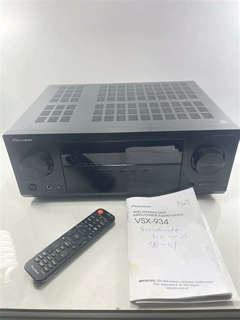 AMPLITUNER PIONEER VSX 934 7 2 KANAŁOWY DOLBY WGNIECENIE Z TYŁU CZYTAJ