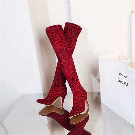 Black Of Friday Deals Winter Knee High Boots For Women Mid Calf