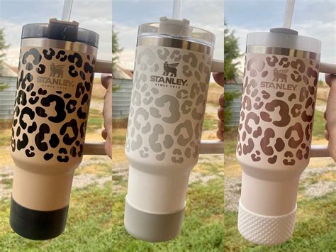 Leopard Print Full Wrap Tumbler Decal Cheetah Print Custom Etsy