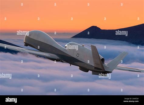 The U S Navy S Mq C Triton Surveillance Drone Also Known As A Uav