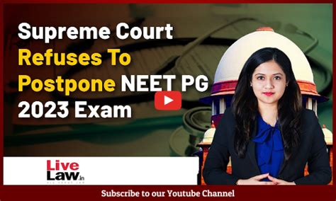 Supreme Court Refuses To Postpone NEET PG 2023 Exam Dismisses