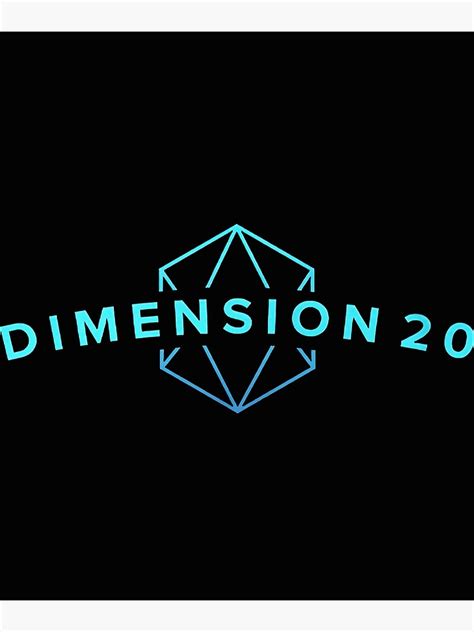 "Dimension 20 merch" Poster by Elliot-Lynch | Redbubble