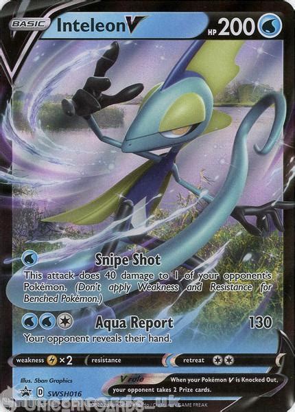 Inteleon V SWSH016 Black Star Promo Holo Mint Pokemon Card Unicorn