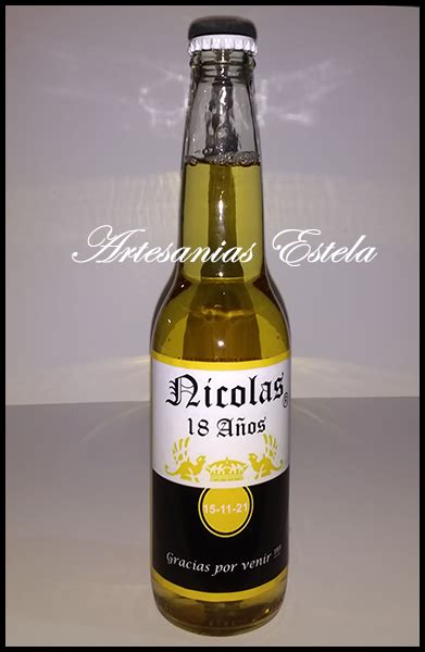 Souvenirs Cerveza Corona Personalizadas Artesanias Estela