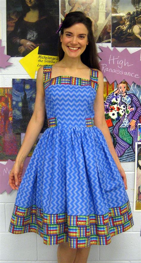 Dress Made Out Of Crayons