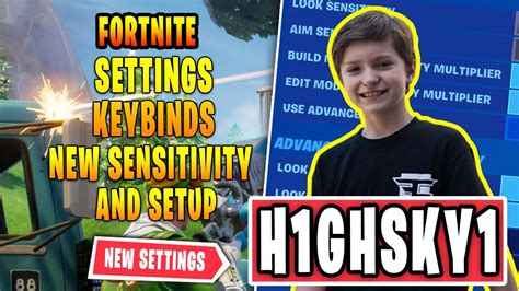 H1ghsky1 New Fortnite Settings Keybinds And New Sensitivity Youtube