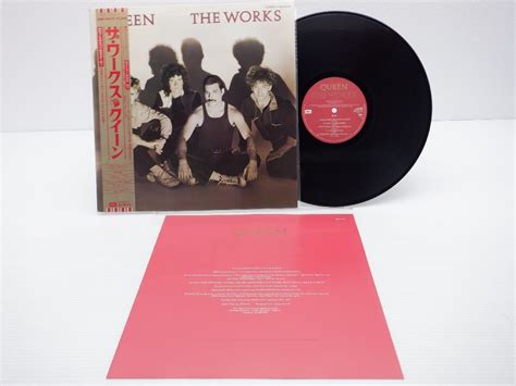 【やや傷や汚れあり】【帯付】queenクイーン「the Worksザ・ワークス」lp（12インチ）emiems 91076