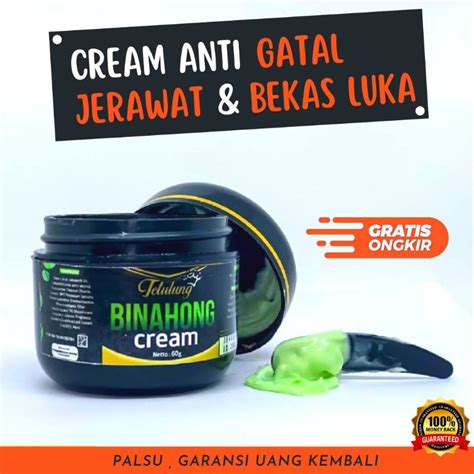 Jual CREAM BINAHONG SALEP LUKA BAKAR KULIT SALEP KULIT MELEPUH