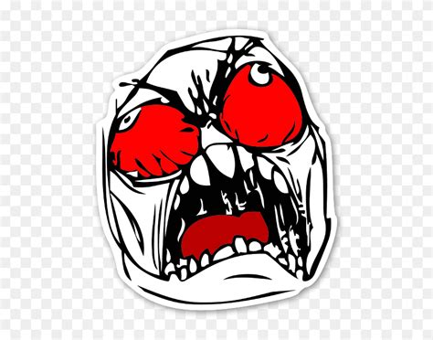 Angry Rage Face Emoji Rage Face Png Flyclipart