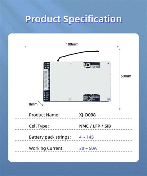 Xj Bms Battery Management System Sodium Ion 4s Na Ion Bms Can Be