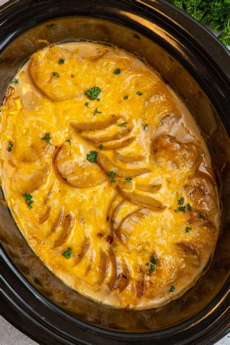 Scalloped Potatoes And Ham In Crock Pot