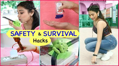 Life Saving Safety And Survival Hacks Anaysa Youtube