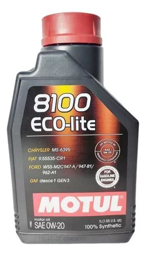 Aceite De Motor Motul Eco Lite W Full Sint Tico Mercadolibre