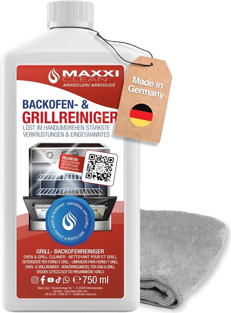 Maxxi Clean Backofen Grillreiniger Das Original Ml Gel Und