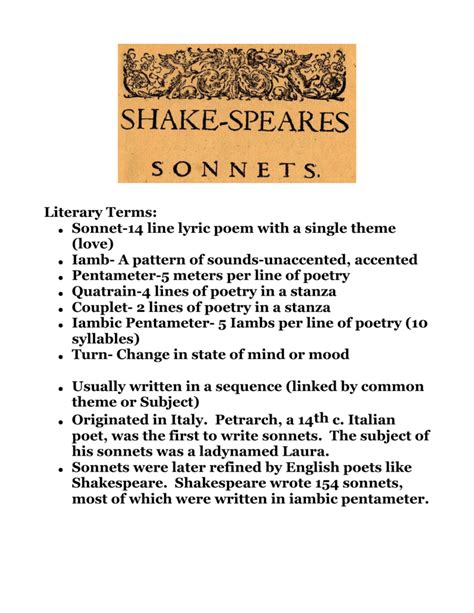 14 line sonnet examples by students - nomwant