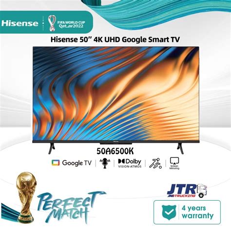 Jual Hisense Led Google Tv Inch A K A K Uhd Garansi