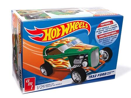 AMT 32 Ford Phantom Vicky Hot Wheels Plastic Model Car Vehicle Kit 1 25 Scale 1313