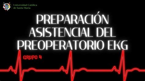 Preparación asistencial del preoperatorio EKG Fe uDocz