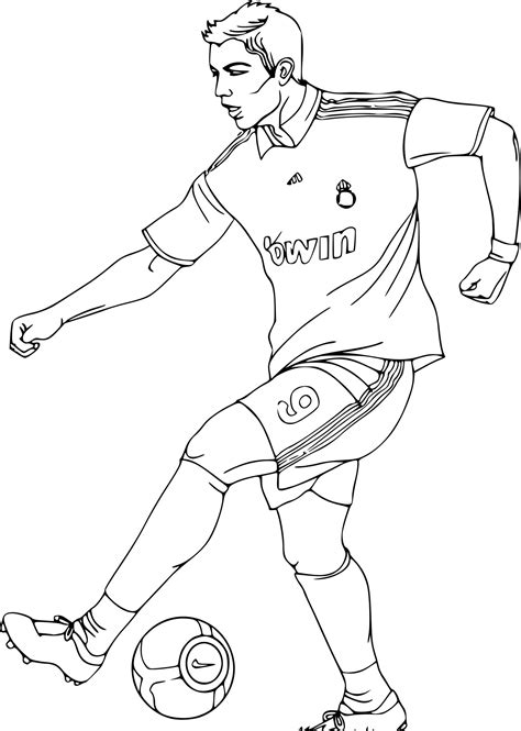 Coloriage Antoine Griezmann Sketch Coloring Page