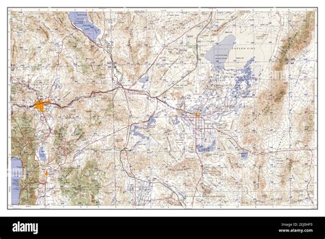 Reno Nevada Map 1959 1 250000 United States Of America By Timeless