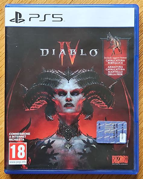 Перфектен диск с игра Diablo Iv 4 Ps5 Playstation 5 Плейстейшън гр