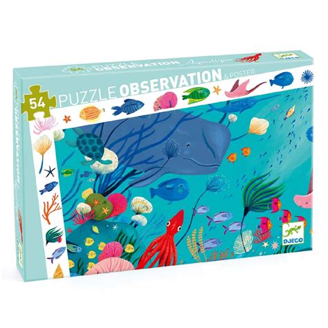 Pcs Aquatic Puzzle By Djeco