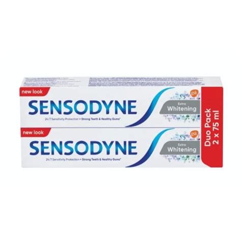 Sensodyne Extra Whitening Pasta Za Zube Duopak 2x75ml Online Apoteka