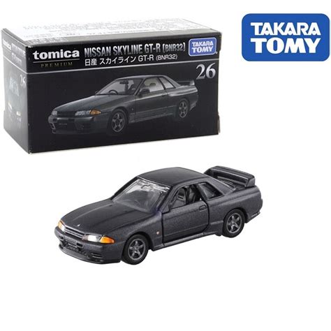 New 麗嬰正版 全新未拆 TOMICA PREMIUM 26 日產 SKYLINE GT R BNR32 黑盒 蝦皮購物