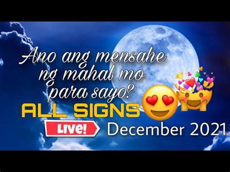 Ano Ang Mensahe Ng Mahal Mo Para Sayo All Signs Live Kapalaran Youtube