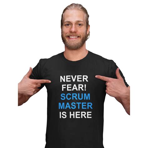 T Shirt Quality Camisa Scrum Master Em Estilo De TI