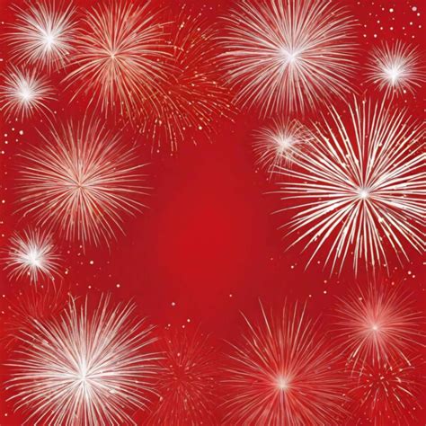 Download Vibrant Red Background With Fireworks For Various Occasions