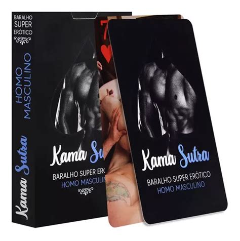 Jogo De Baralho Kama Sutra Gay Cx Erótico 55 Cartas MercadoLivre