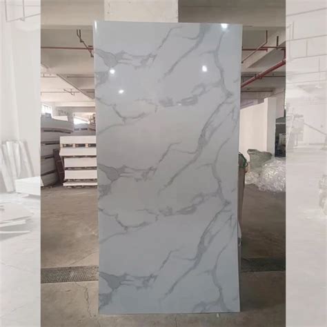 Artificial Marble Pvc Sheet Uv Marble Sheet For Indoor Decorative Uv