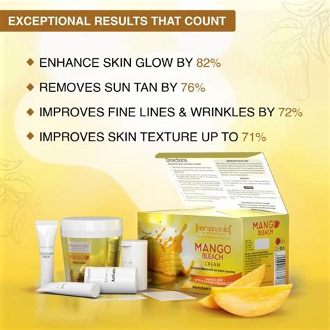 Aryanveda Mango Bleach For All Skin Types With Real Mango Extracts