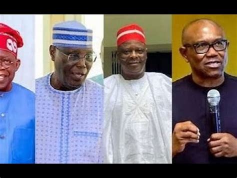 Atiku Tinubu Peter Obi Kwankwaso Others Sign 2023 Presidential Peace