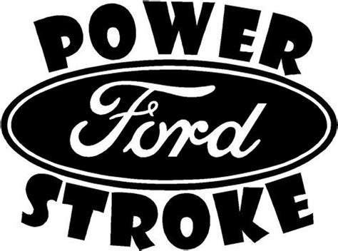 Powerstroke Decal Svg