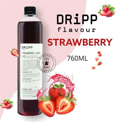 Jual DRIPP Syrup 760ml Variant Buah Buahan Bunga Mojito Sirup Minuman