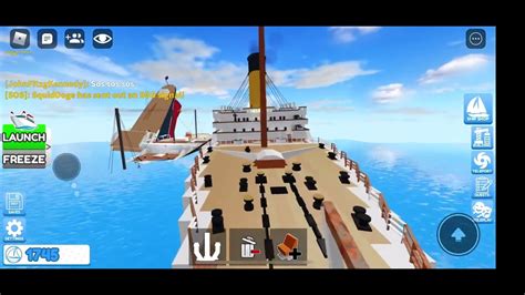 Roblox Build A Ship To Survivors Island Sinking Of The Big Titanic